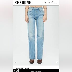 Re/Done High Rise Loose